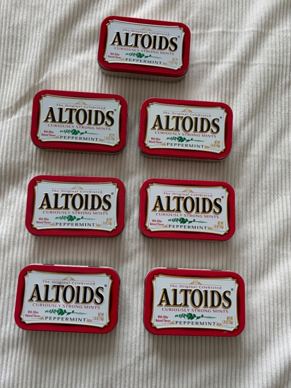 7 EMPTY Altoids Tins